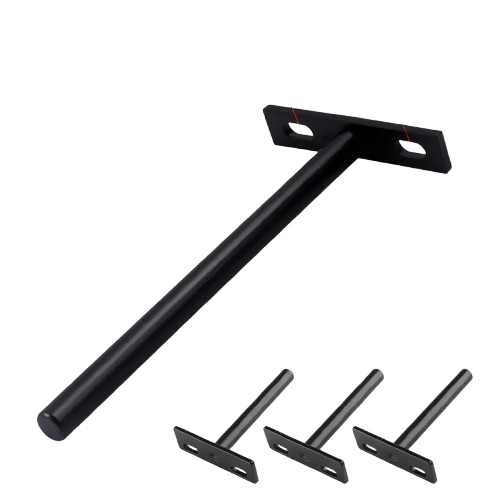 Onzichtbare Plankdragers – Set van 4 | Zwevend Effect