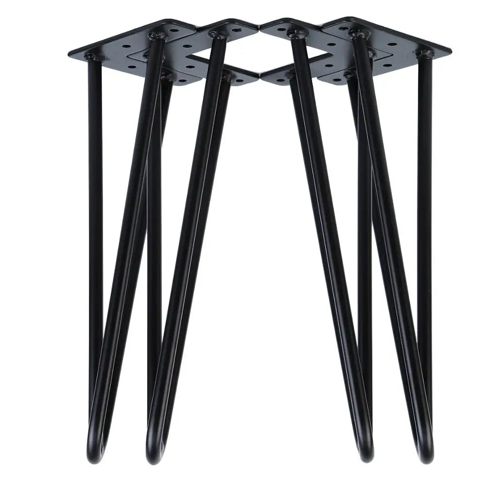 Hairpin Poten 4 Stuks – Industrieel Staal | Restyleshop
