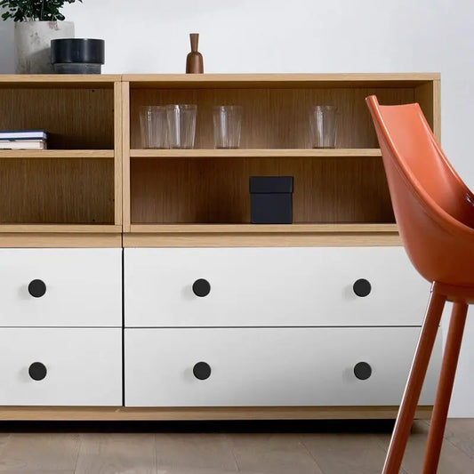 Ronde Meubelknoppen Mat Zwart | Restyleshop