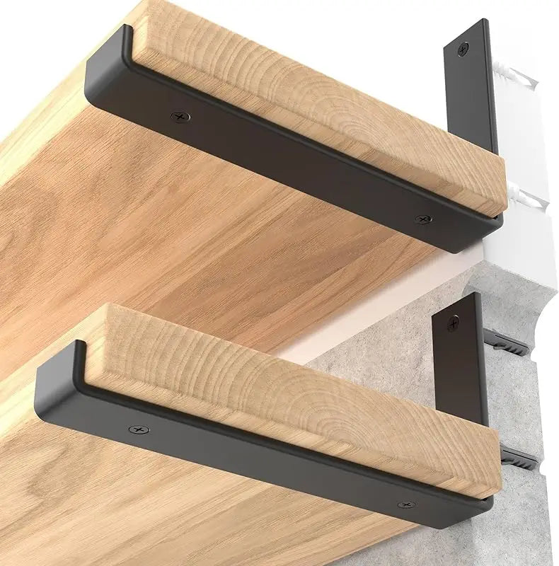 Industriële J-vormige Plankdrager – Heavy Duty Staal | Restyleshop