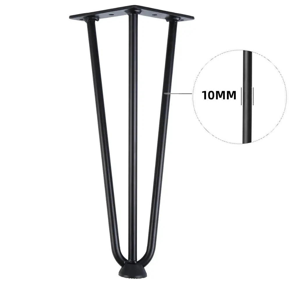 Hairpin Poten 4 Stuks – Industrieel Staal | Restyleshop