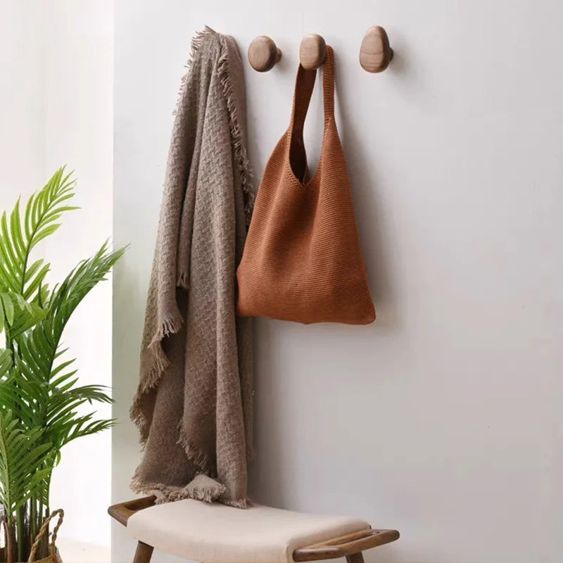 Houten Kapstokhaakjes – Natuurlijk & Warm | Restyleshop